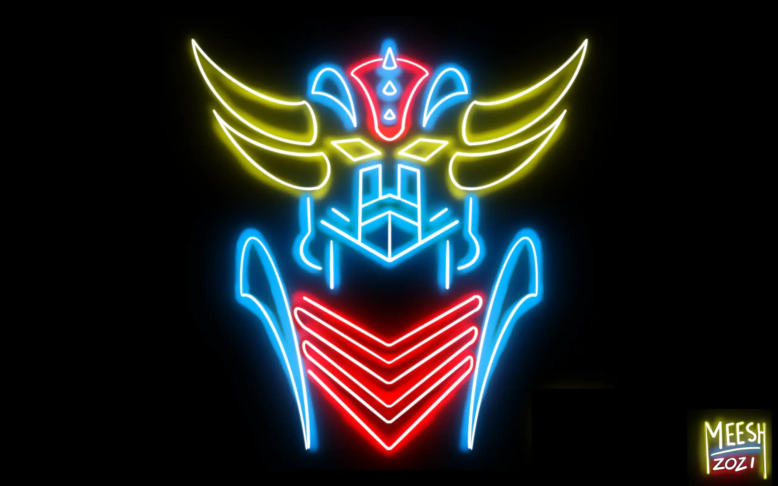 Neon mask